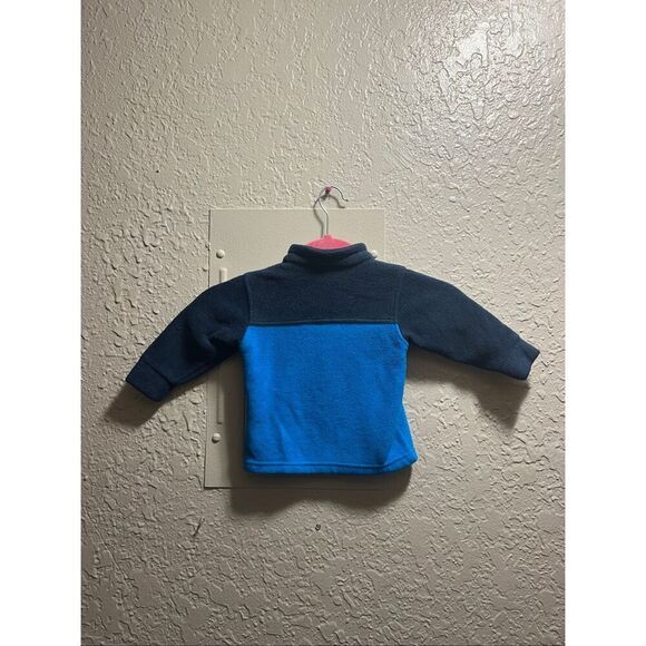 Columbia 2 Tone Blue Full Zip Up Fleece Baby Size 6-12 Month Infant Fleece Zip U - Picture 6 of 9